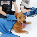 Dog Drying Bath Blue Towel for Dirty Paws For Dog
